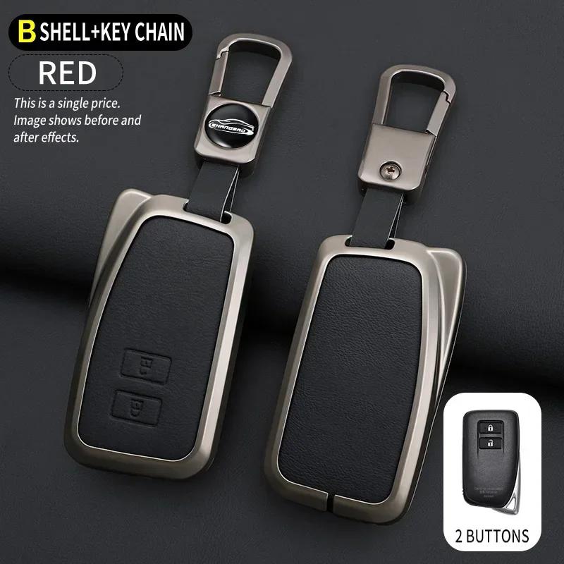 Leather Car Key Cover Case For Lexus Nx Gs Rx Is Es Gx Lx Rc 200 250 350 Ls 450H 300H Key Auto Case Keychain Keyring Accessories