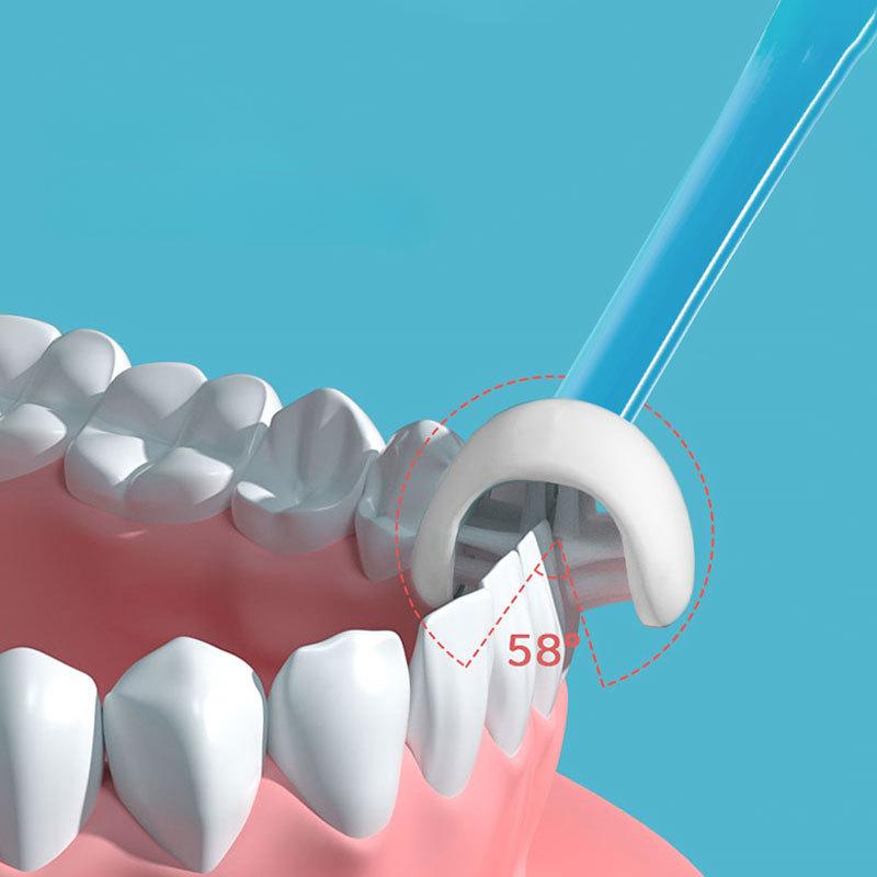 Spazzolino Morbido Multifaccettato Cura Orale per Bebè con Manico Antiscivolo Bambini Pulizia 360° Denti Spazzolino Pulizia Denti Cura Dentale 3-12A