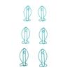 100pcs Paper Clips Multipurpose Cute Fish Shaped Exquisite Rustproof Metal Paper Clips for Home