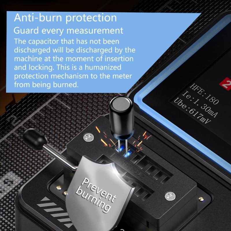 Multifunction Meter Automatic Detector Multimeter Diode Triode Capacitance Resistance Inductance Battery Tester