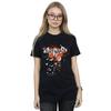DC Comics Womens/Ladies Batman Arkham Knight Halloween Logo Art Cotton Boyfriend T-Shirt