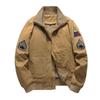 Winter Jacket Men's Cotton Velvet Thickened Casual Jacket Men's Tooling Flight Air Force Suit