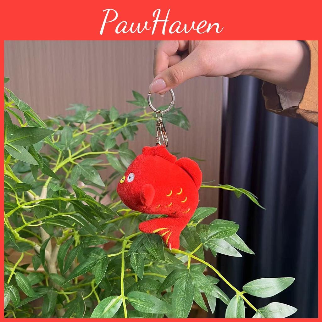 And Charming Unique Wenchang Fish Plush Toy Keychain Adorable Decoration Collectible