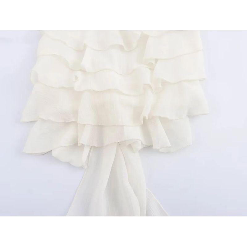 Jnleaog Summer New Arrival Women's Clothing Fashion Style French Style Design Easiest for Match Laminated Decoration Hanging Collar Tops