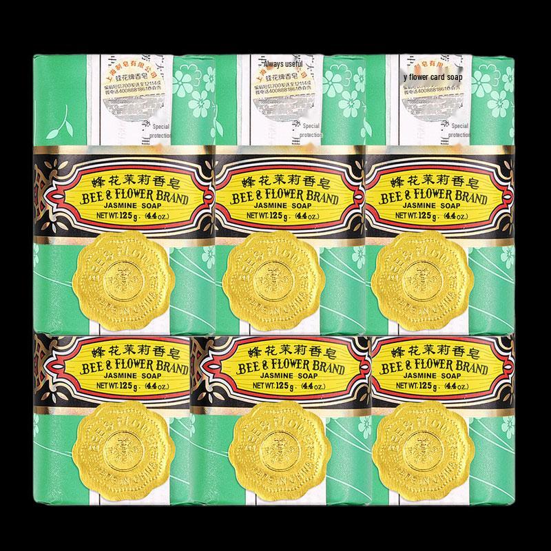 Bee Flower Jasmine Scented Soap 6-Pack