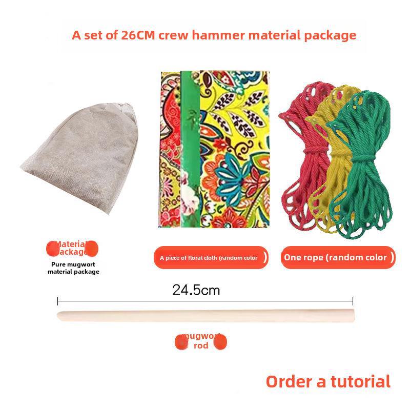 Artemisia Argyi Handmassagehammer für Halswirbelsäule, Taille und Rücken