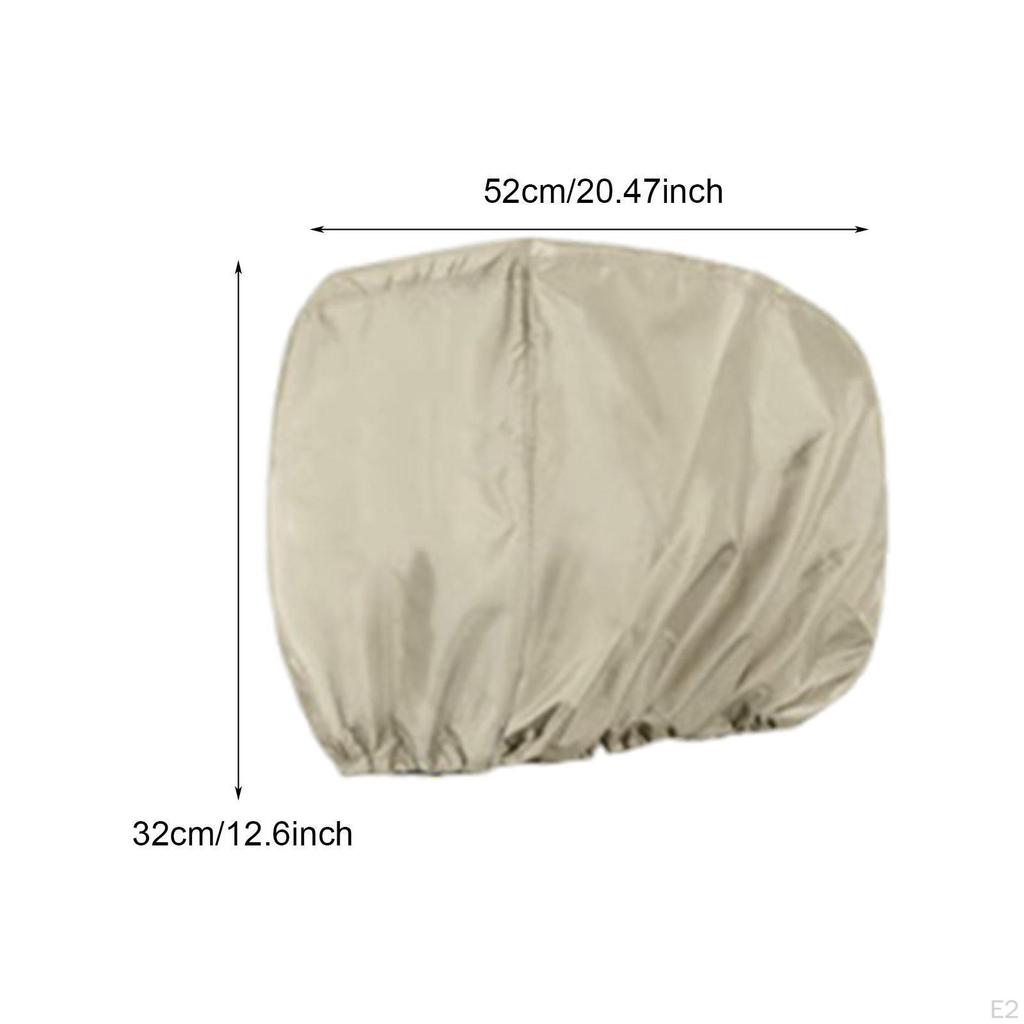 Außenbordmotorabdeckung Bootsmotor Schwerlast Anhängerbar Oxford-Gewebe Einfache Installation