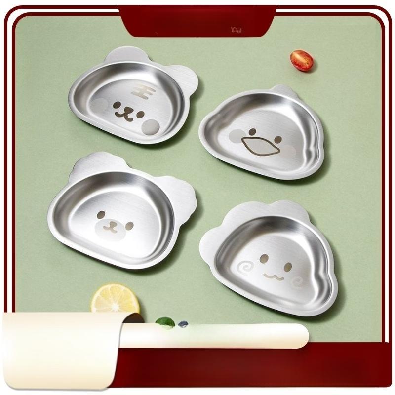 Zhi Shi 304 Stainless Steel Kids Dinner Plate