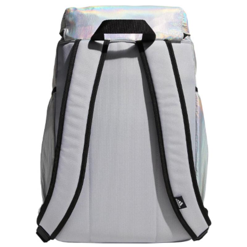 Adidas YG FLAP BP Recyclable Polyamide Backpack Regular Unisex Light Silver Adidas HP1493