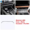 Car Steering Wheel / Window Lift / Gear Shift Box Decor Panel Cover Trim ABS Accessories For VW Atlas / Teramont   Matte
