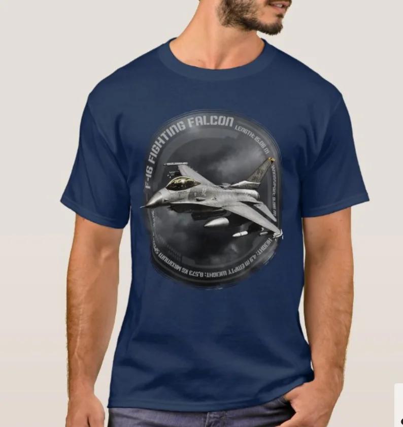 F16 Fighting Falcon Multirole Fighter Aircraft TShirt Summer Cotton Short Sleeve ONeck Mens T Shirt New S3XL