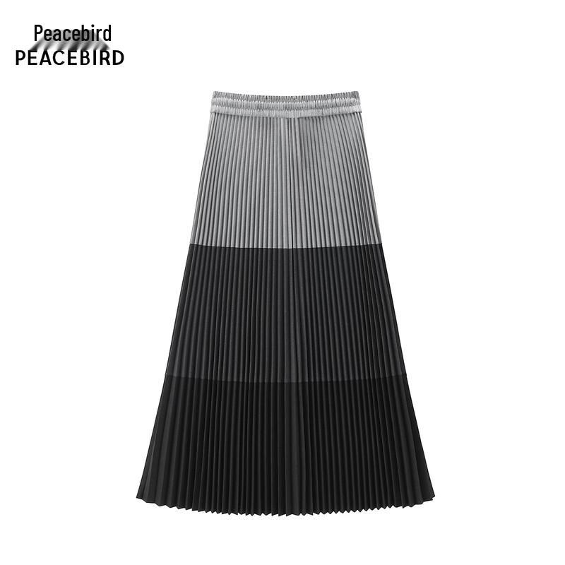 PEACEBIRD Collaboration High-Waist A-Line Midi Skirt S