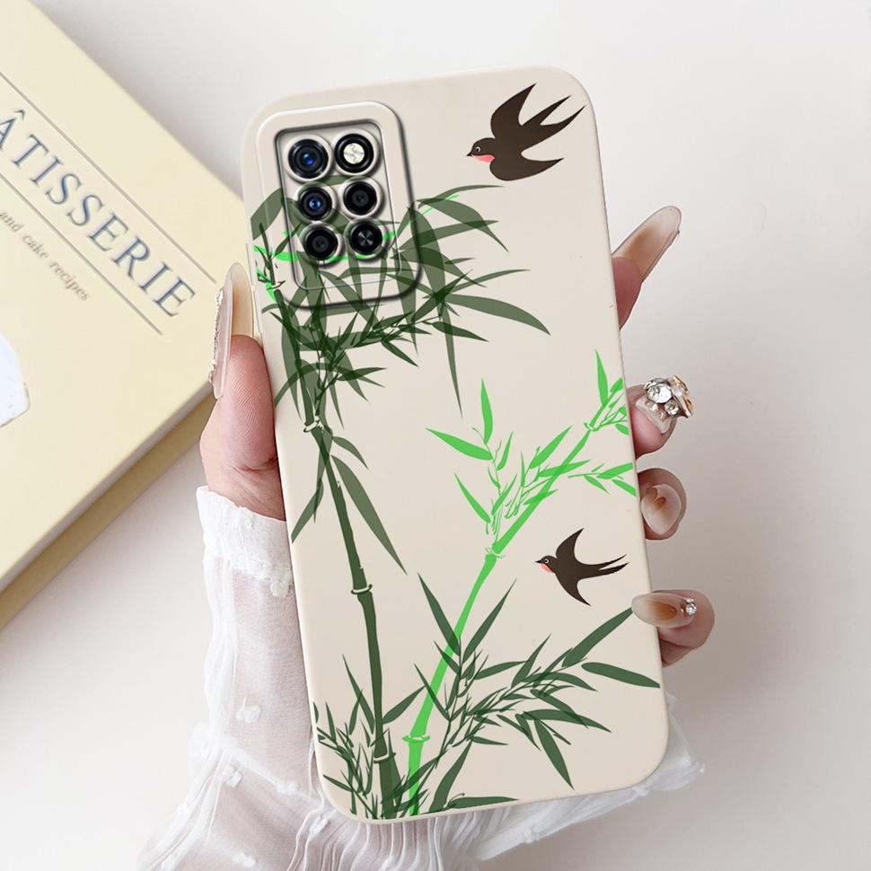 For Infinix Note 10 Pro Case X695 X695D Beautiful Flower Soft Silicone TPU Phone Cover For Infinix Note 10 Note10 Pro Case Funda