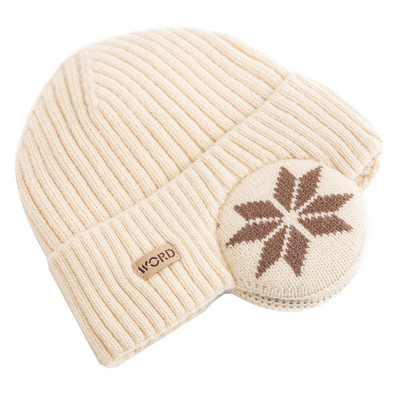New Unisex Winter Hat Fleece Lined Warm Cap Stylish Soft Beanie Hat For Men Women Outdoor Earflap Knitted Hat