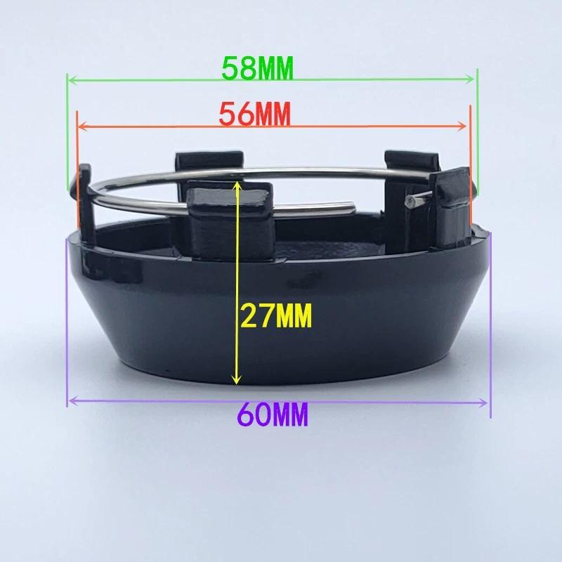 4Pcs Rim Center Cap 60Mm/2.36" Od 56Mm/2.2" Id For Nex-O Wheels Mk009 #481K60 I40 16" Wheel Tyre Rim Hub Cap Cover