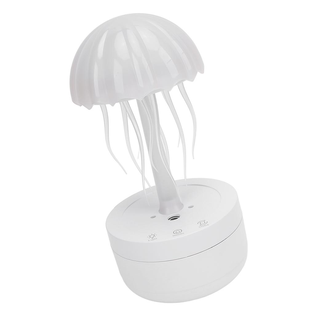 Jellyfish Humidifier LED Color Night Light Rotating Essential Oil Diffuser for Bedroom Office Hotel