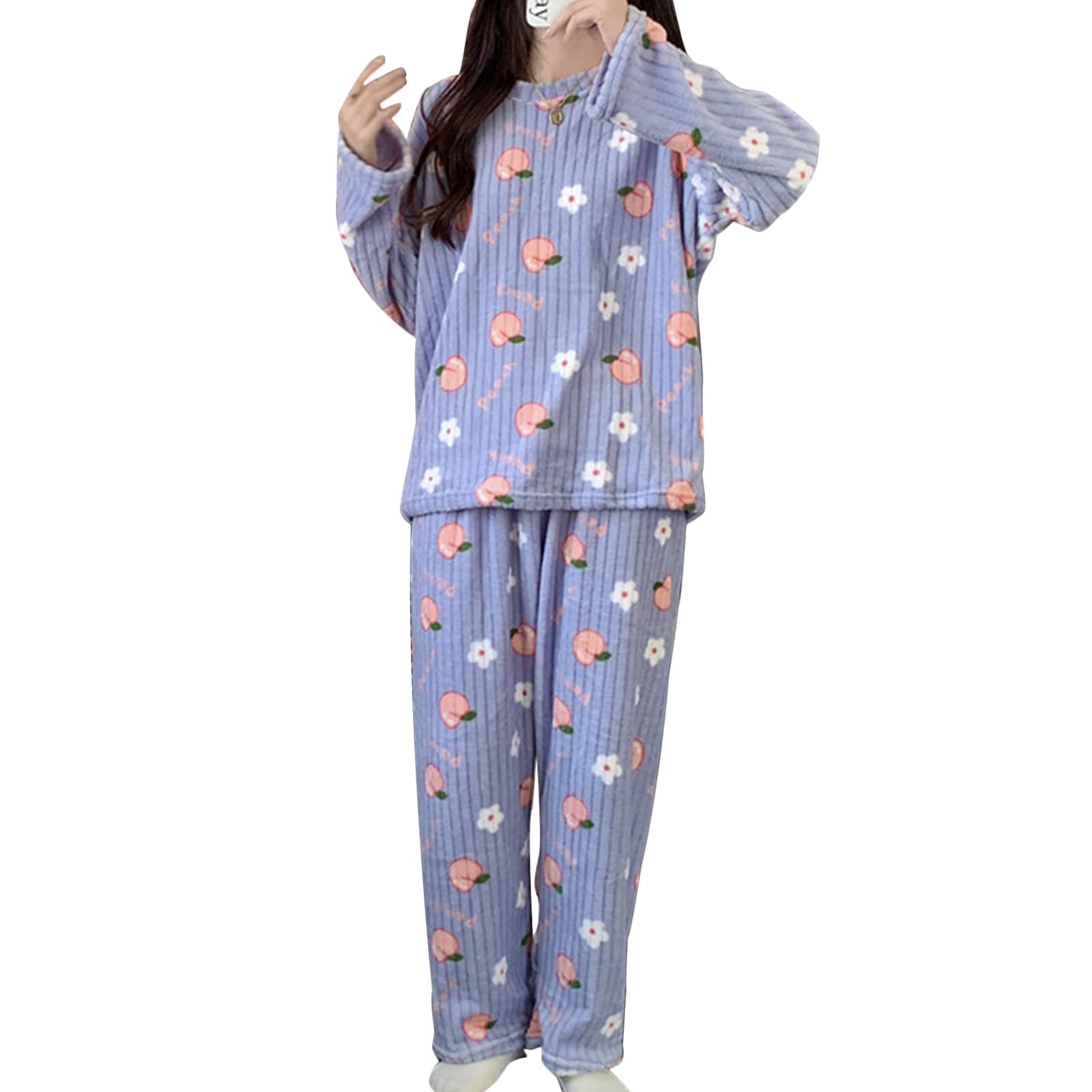 

Vincent house Loungewear Fluffy and Perfect for and and Machine Washable Women s Set, Warm, Spring, Autumn, Winter, Lightweight, Cute,