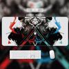 One Piece Leather Mouse Pad  Oversized Small Office Gaming Keyboard Pad Desk Pad Bristle Bracelet  Monkey D. Luffy  Roronoa Zoro  Decorative Desk Mat