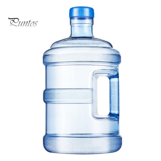 Caraffa per Acqua di Grande Capacità con Manico e Tappo, Erogatori Riutilizzabili, Secchio di Ricambio in Plastica per Alimenti, Bottiglia Trasparente per Casa Ufficio