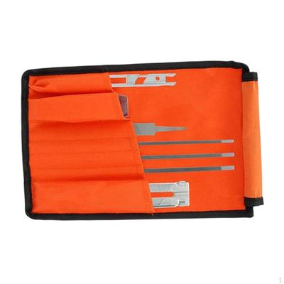 8Pcs Chainsaw Sharpener File Kit Efficient Metal Other Blade Sharpening Filing Chainsaws with Wooden