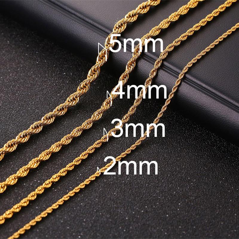 3/5/7/9/11MM Cuban Chain Necklaces for Men Women,Stainless Steel Curb Link Chain Collar,Zircon Gift for Dad Husband BFF
