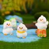 1 szt. Figurki Miniatury Słodkie Kaczki Mikro Krajobraz Ozdoby Do Dekoracji Domu Wystrój Pokoju Samochód Biuro Akcesoria Pulpit