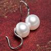 Hook Earrings Elegant Easy Matching Compact Faux Pearl Women Jewelry for Shopping Dating