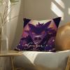 Pokemon Red Blue Anime Plush Pillow Cover Soft Short Plush Cushion Cover For Sofa Bedroom Home Decor Gift