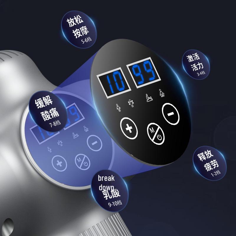 Cross-border Deep Muscle Relaxation Electric Massager: Portable Neck and Body Massage Gun