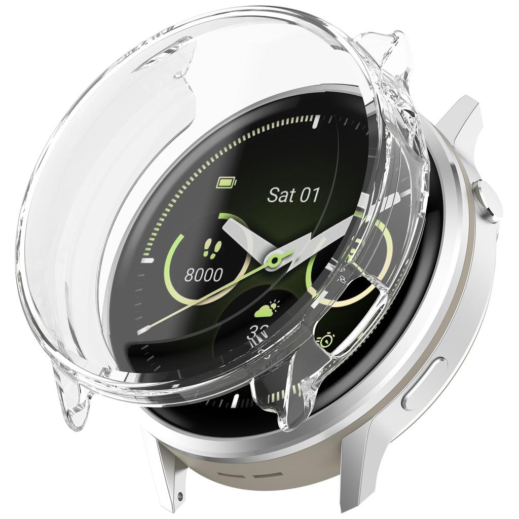 TPU+Tempered Glass Case For Garmin Venu 4 45mm/41mm Smart Watch Cover Protective Bumper For Venu4 Screen Protector Shell