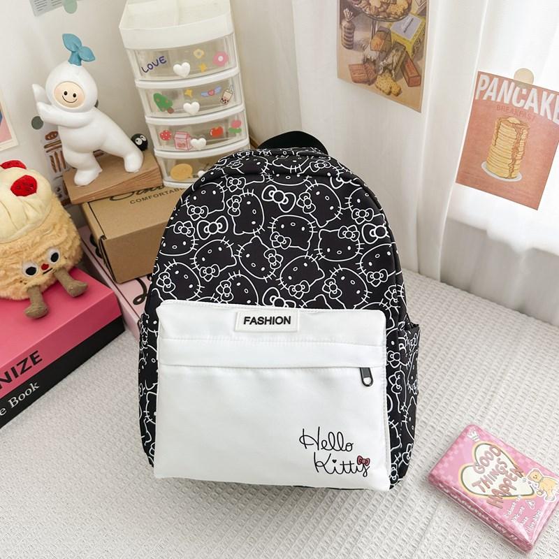 Kindergarten Boys And Girls Backpack Cartoon Cute Cat Children S Backpack Foreign Style Printing Children S Bag