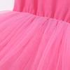 Mädchen-Hosenträgerkleid, Rippennähte, Ballett-Tanzrock, Netzrock, Prinzessinnenrock, Tutu-Rock