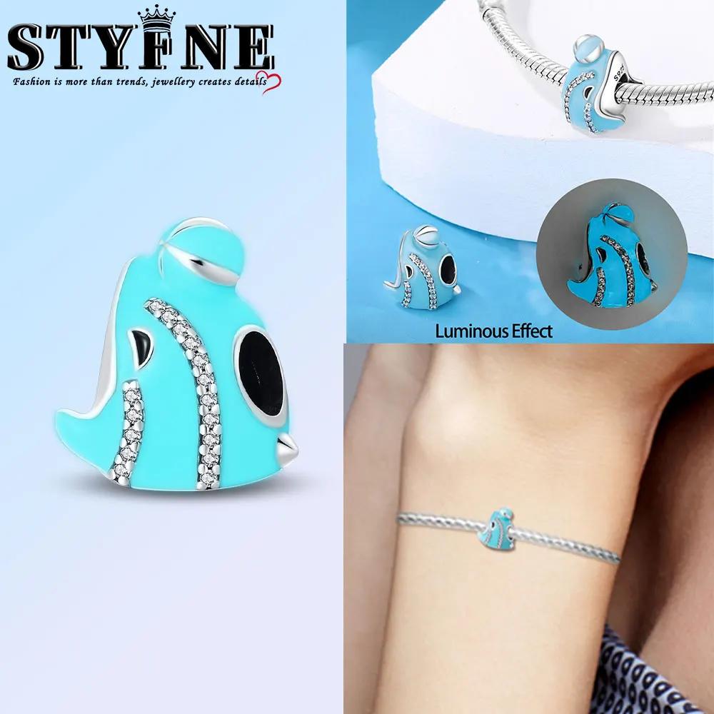 

Copper Ocean Series Bracelet With Lightening Energy Bottle Marine Life Beads Women S Diy Jewelry Birthday Gift