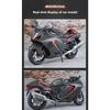 1/9 SUZUKI HAYABUSA Motorcycle Model, Rearview Mirror Removable, Simulated Lighting, Adult Collectible Ornaments, Boy Gifts