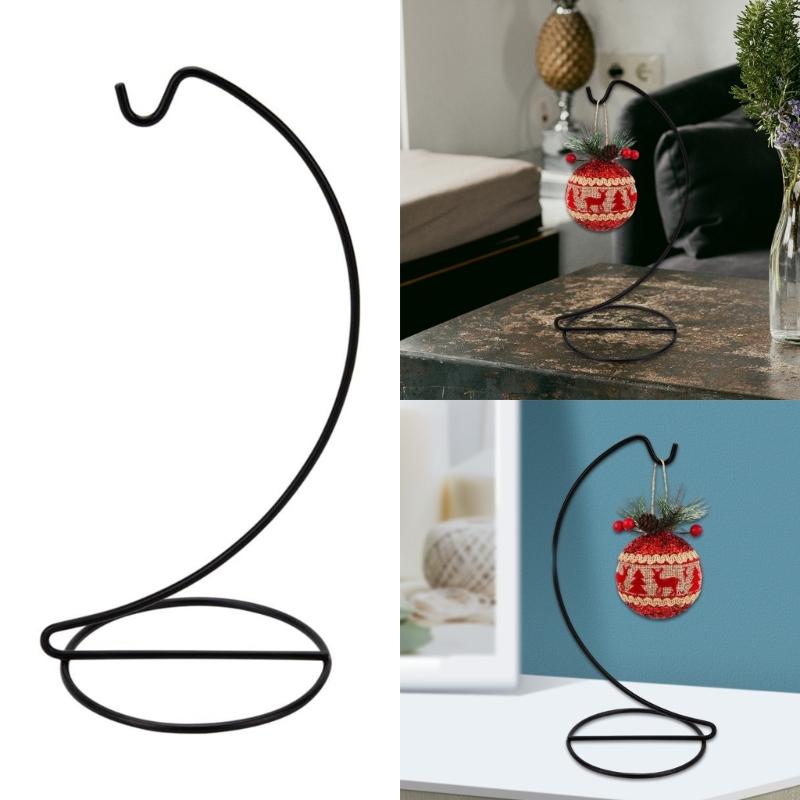 3Pcs Ornament Display Stand Air Plant Stand Flowerpots Holders Iron Wire Hanging Hook for Hanging Glass Globe Balls