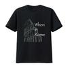 Wenn in Rom Kolosseum T-Shirt vintage gewaschen Unisex dehnbar vielseitig atmungsaktiv bequem lässig Mann Grafik