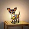 Dog Series Art Night Light Led Light Ornament Puw0611