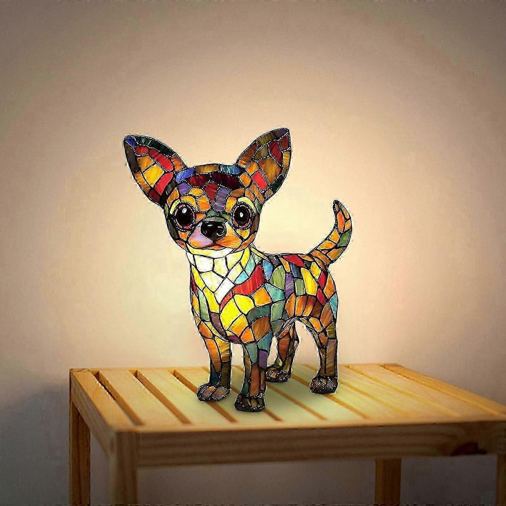 Dog Series Art Night Light Led Light Ornament Puw0611
