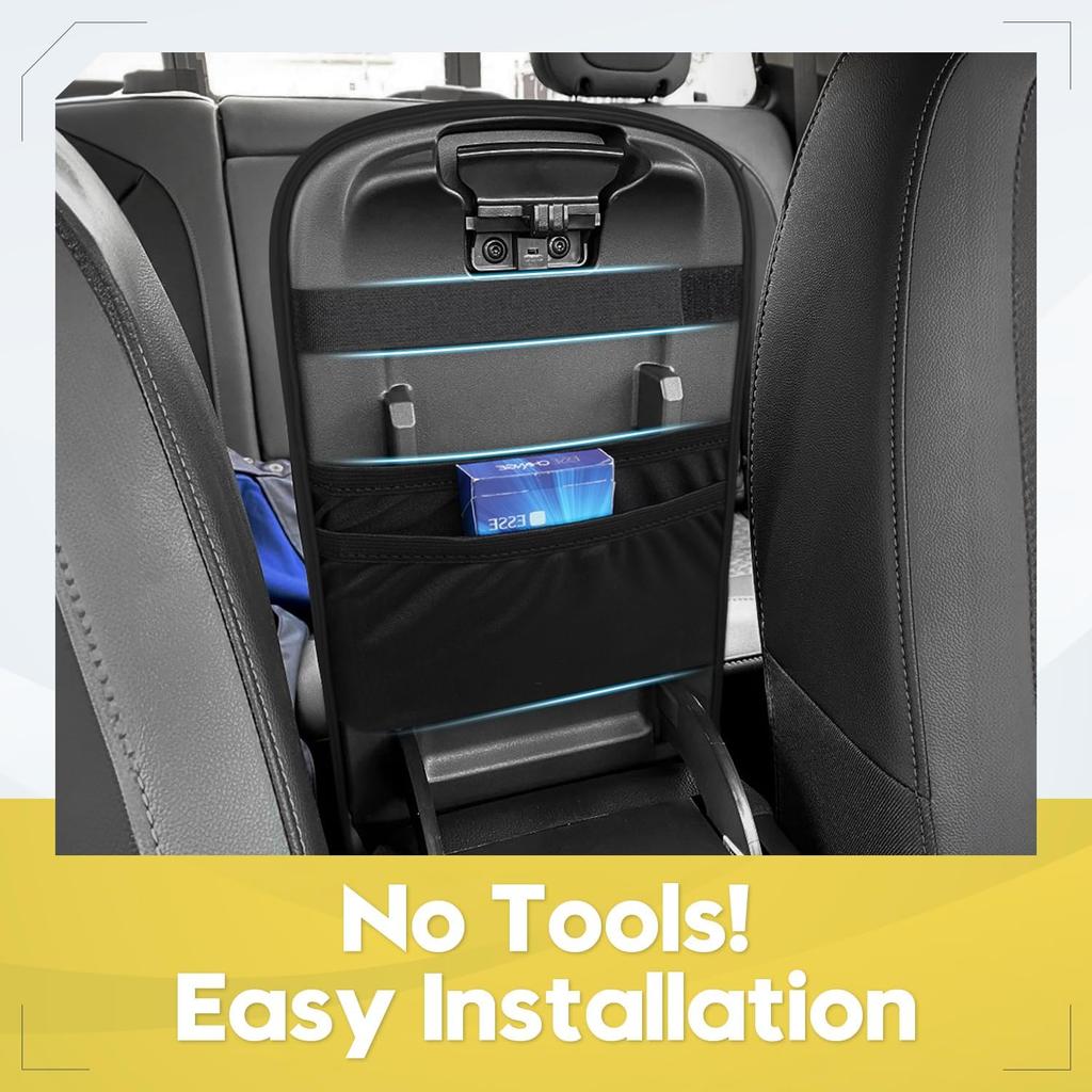 FIILINES Center Console Cover For Chevrolet Chevy Colorado/GMC Canyon 2015-, With Hidden PocketsArmrest Cover Pad Cushion Protector Colorado/Canyon