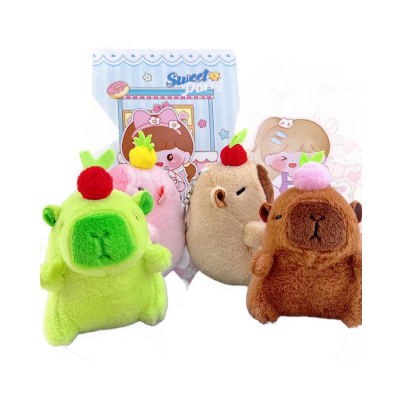 Guinea Pig & Capybara Plush Doll Keyring Backpack Charm
