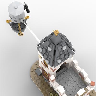 Spot MOC-241444 378pcs Castle Small Particle Assembly Building Blocks Puzzle Toy Model Gift Set Ornament