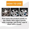 Car Tire Cleaner Kit Wheel Rim Polish Restoration Multi Function Cleaning Care for Car Wheels Maintenance