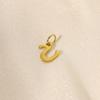 CARLIDANA INS New Fashion Initial Charm Stainless Steel 18K Gold Plated Letter Pendant Alphabet Necklace for DIY Jewelry