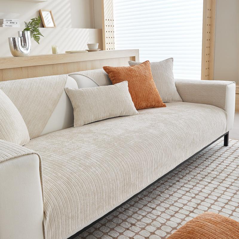 

Chenier Sofa Cushion Four-Season Universal Non-Slip Seat Cushion Light Luxury Modern Living Room High-End Leather Sofa Cover Cover Cloth Towel 70*70cm