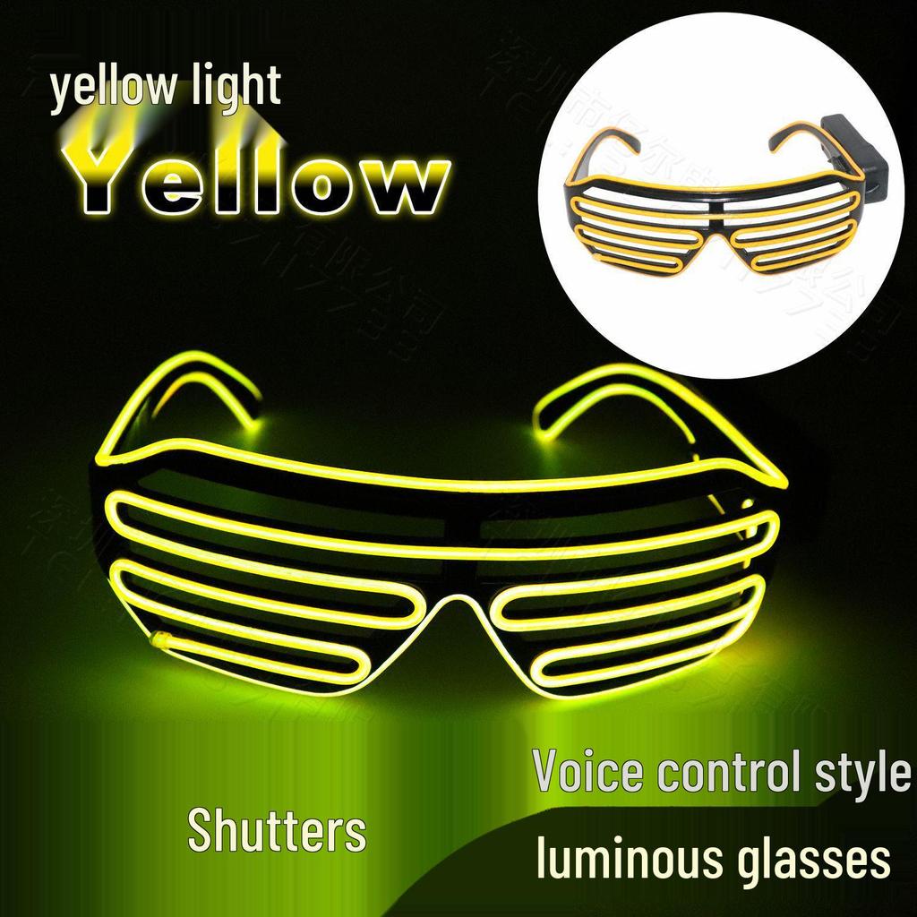 LED Luminous Wireless Disco Glasses - Party & Bar Props for Electronic Music