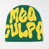 Hip Hop Trend Letter Knit Beanie - Unisex Wool Jacquard Hat