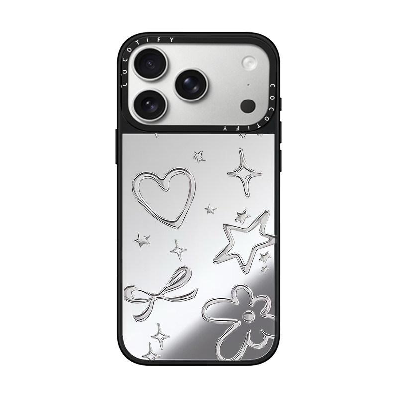 Lucky Powder Love Pentagram C Home MagSafe Magnetic Suction for IPhone Apple 17promax Mobile Phone Case 16