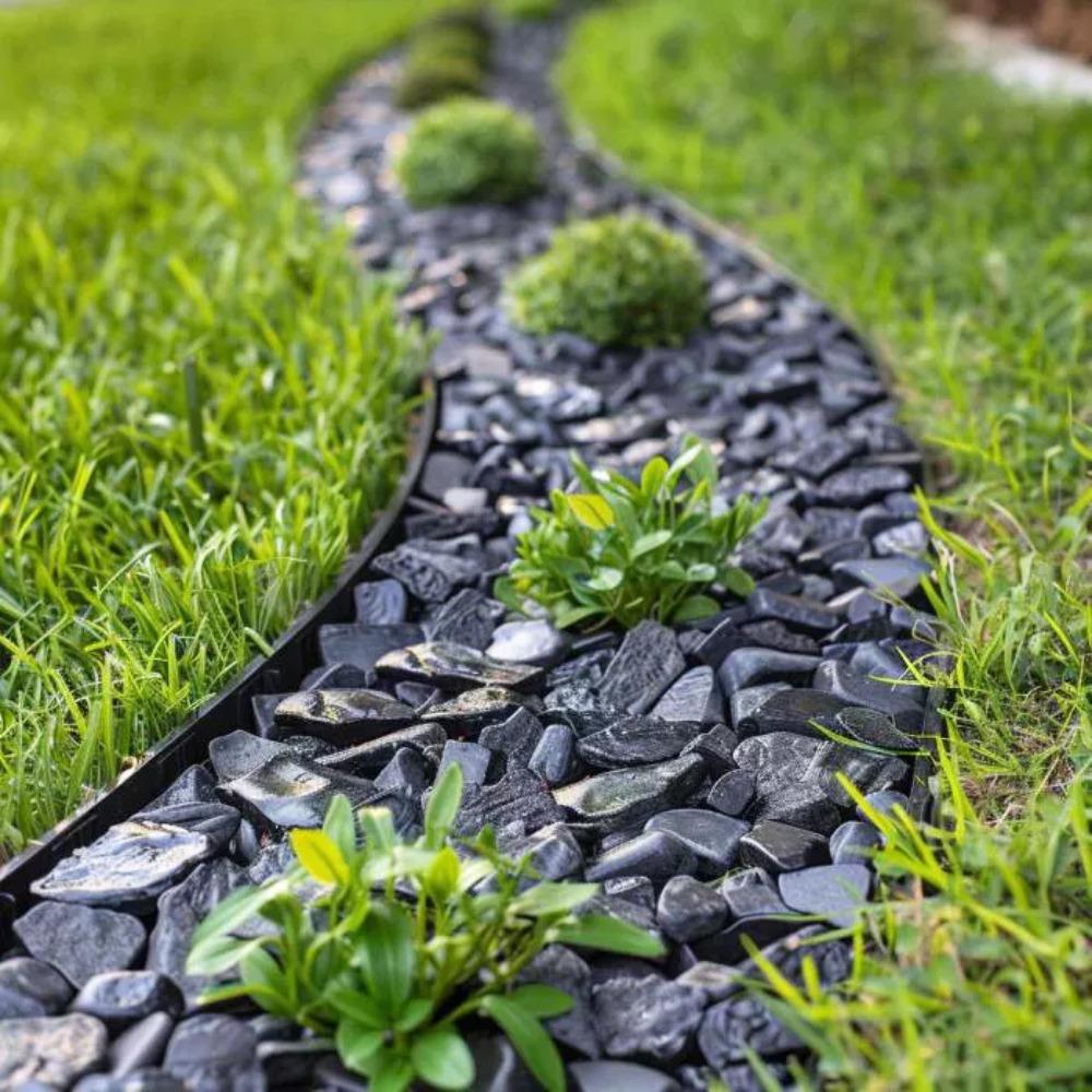 Outdoor Lawn Border Gardening Decorative Grass Border Fence DIY Flower Bed Fence