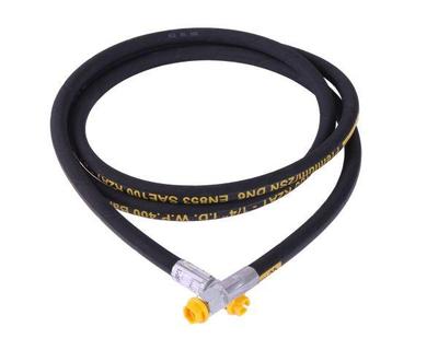 Hydraulic Hose 400 Bar Thread M14x1.5 Straight -2500mm DN06-2SN (AA-06-2500; P11P11) 40.0MPa Waryński