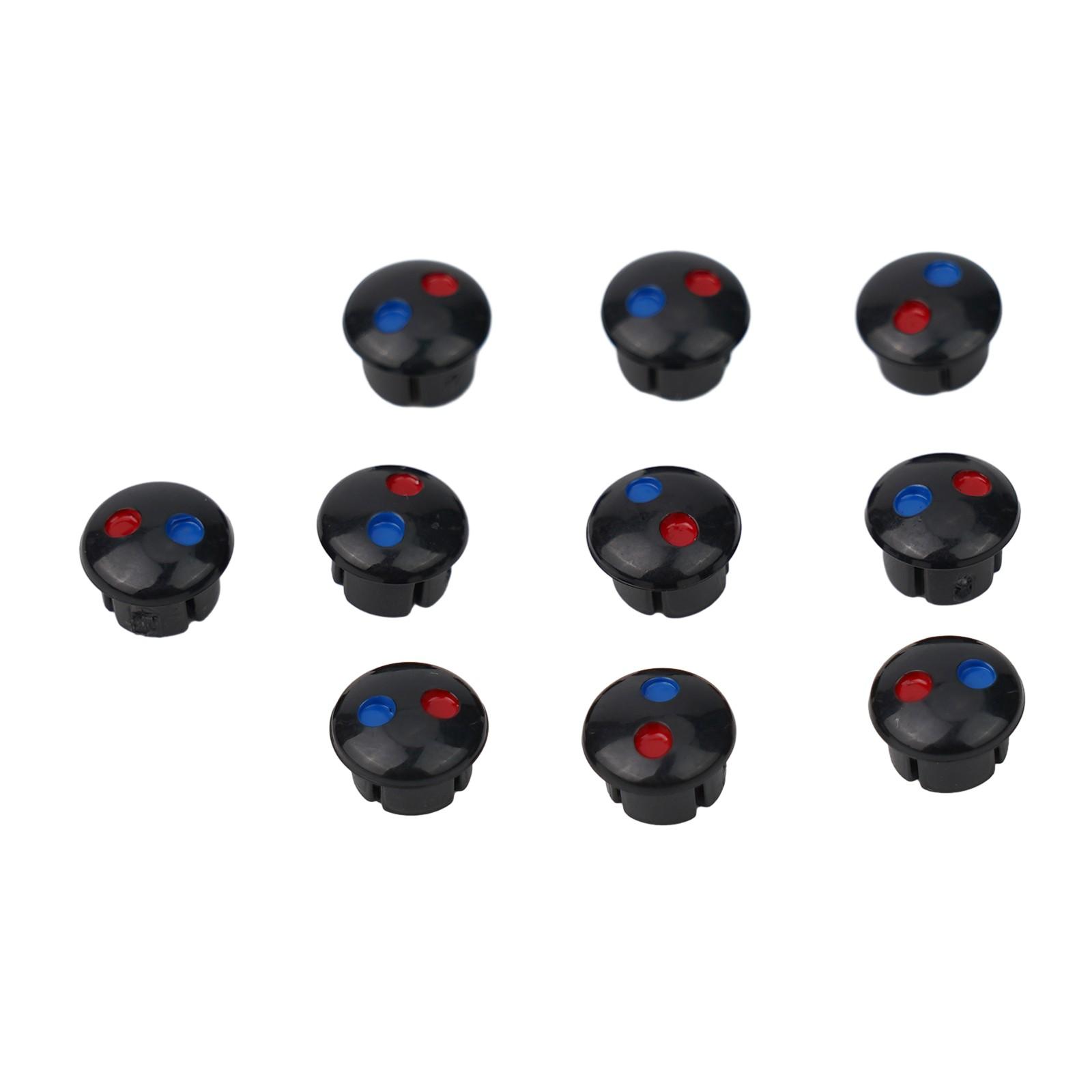 

Знак крана красный и синий этикетка 10 шт декоративная крышка чёрный